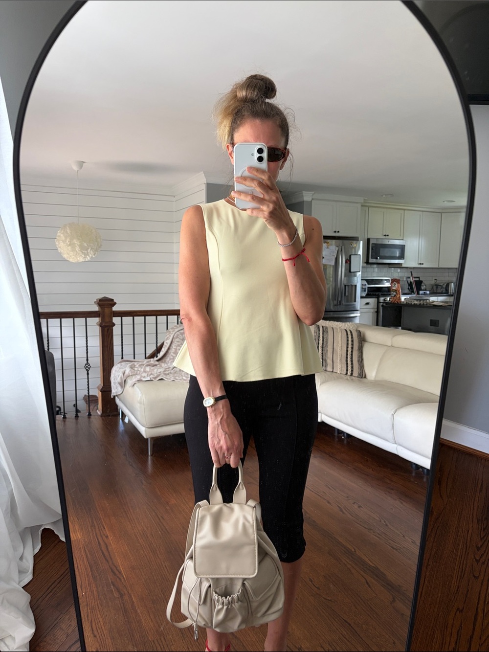 Zara Taupe Women's Backpack